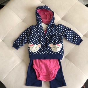 Baby 3 piece set 6 months